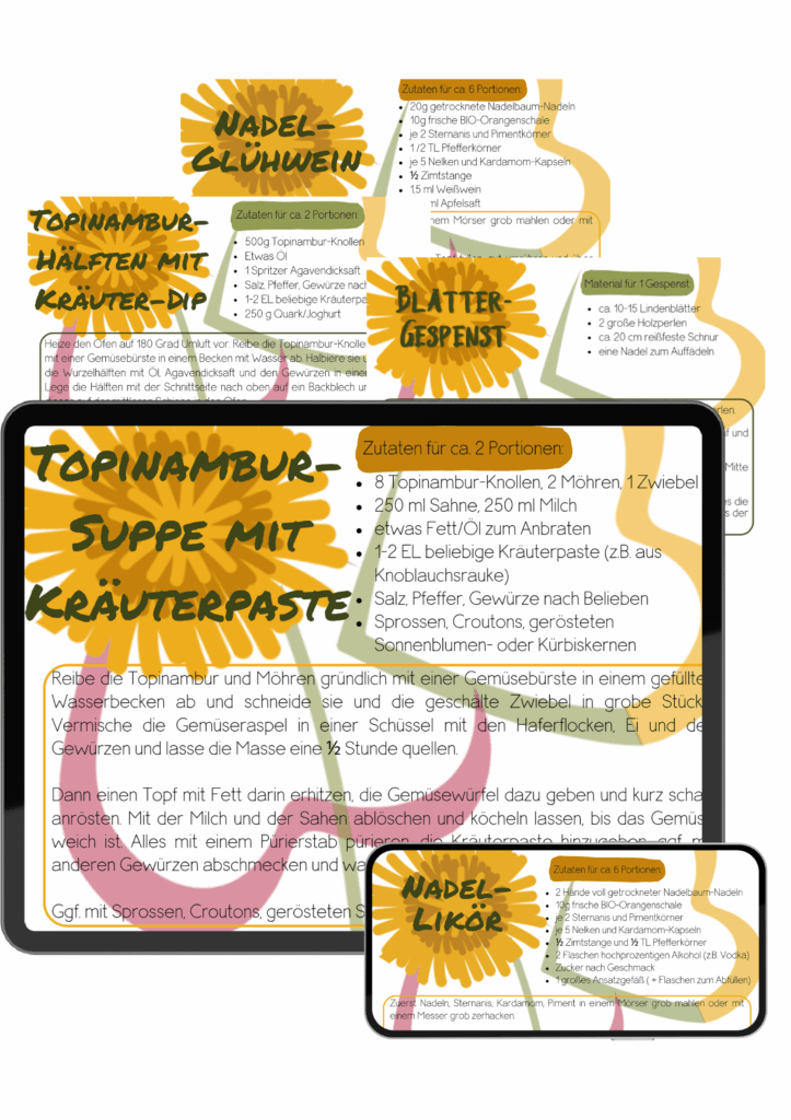einfache Rezepte von Wildkrautbraut