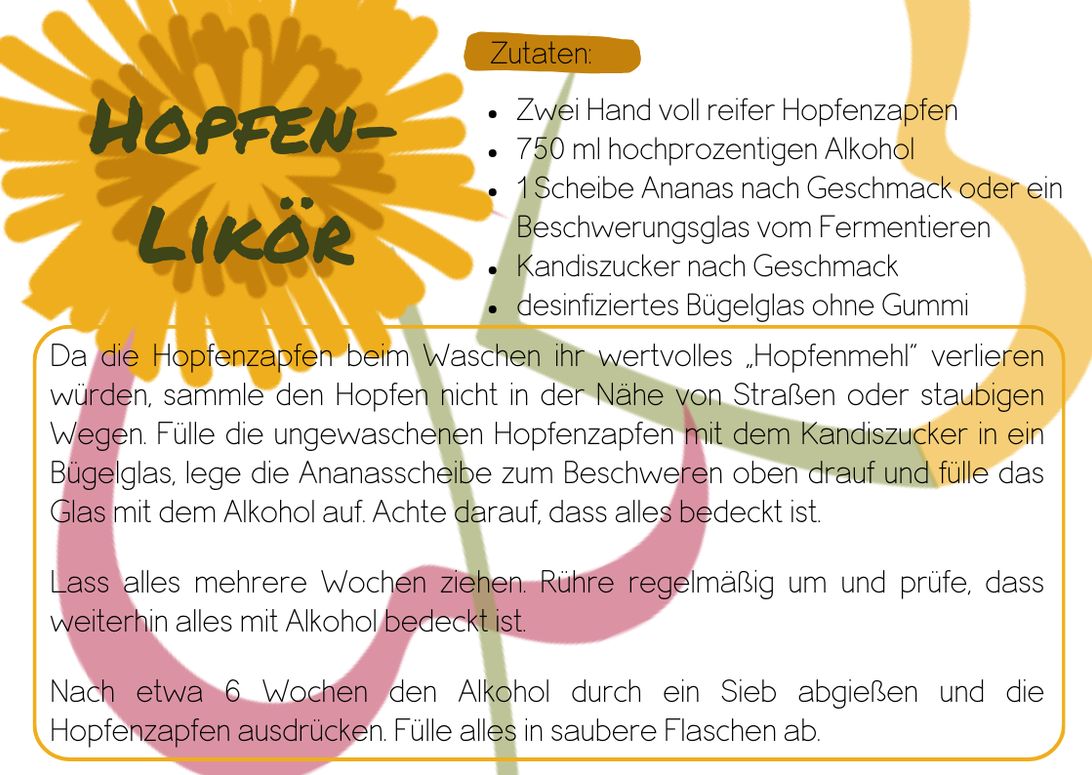 Hopfen-Likör