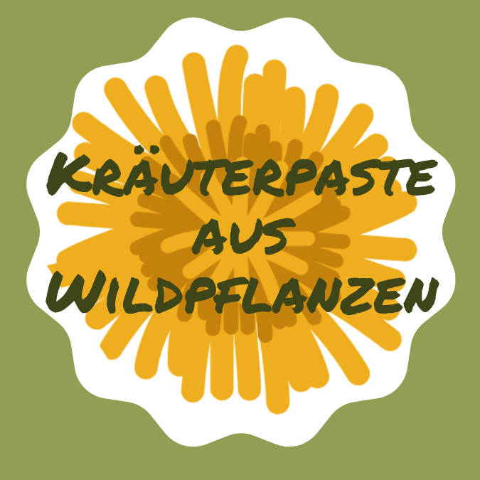 Wildpflanzen und Kräuter haltbar machen mit Kräuterpaste