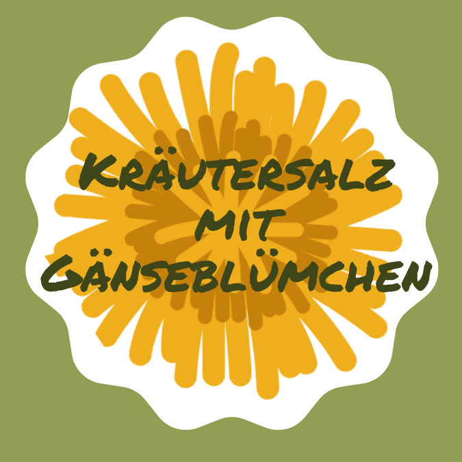 Gänseblümchen Kräutersalz