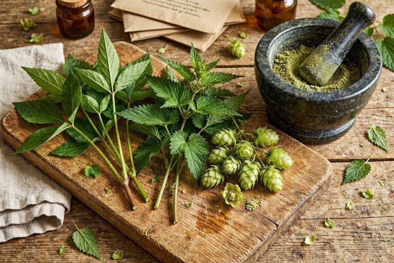 3 Lieblingskräuter: Giersch, Brennnessel und Hopfen