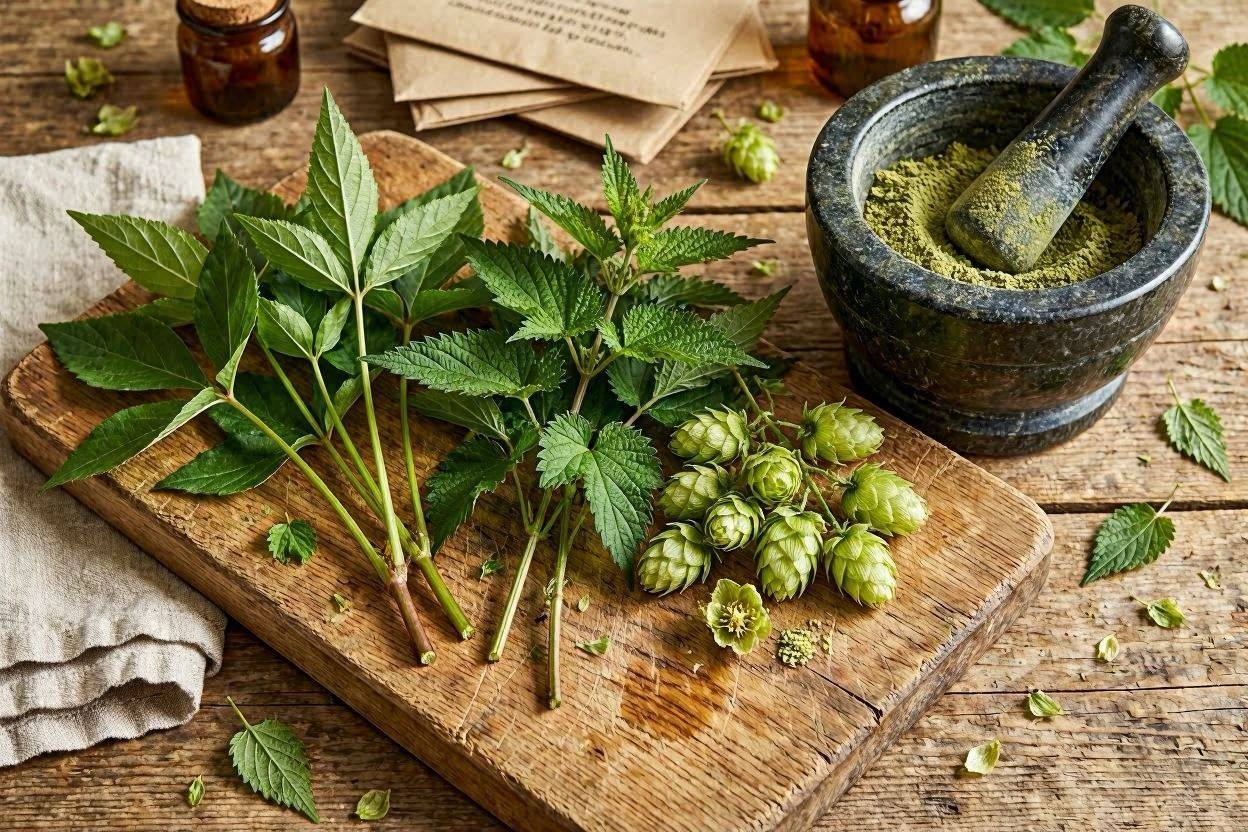 3 Lieblingskräuter: Giersch, Brennnessel und Hopfen